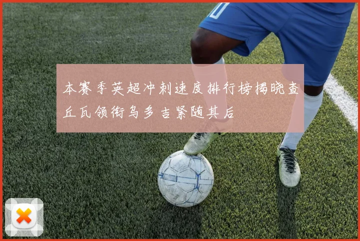 本赛季英超冲刺速度排行榜揭晓查丘瓦领衔乌多吉紧随其后